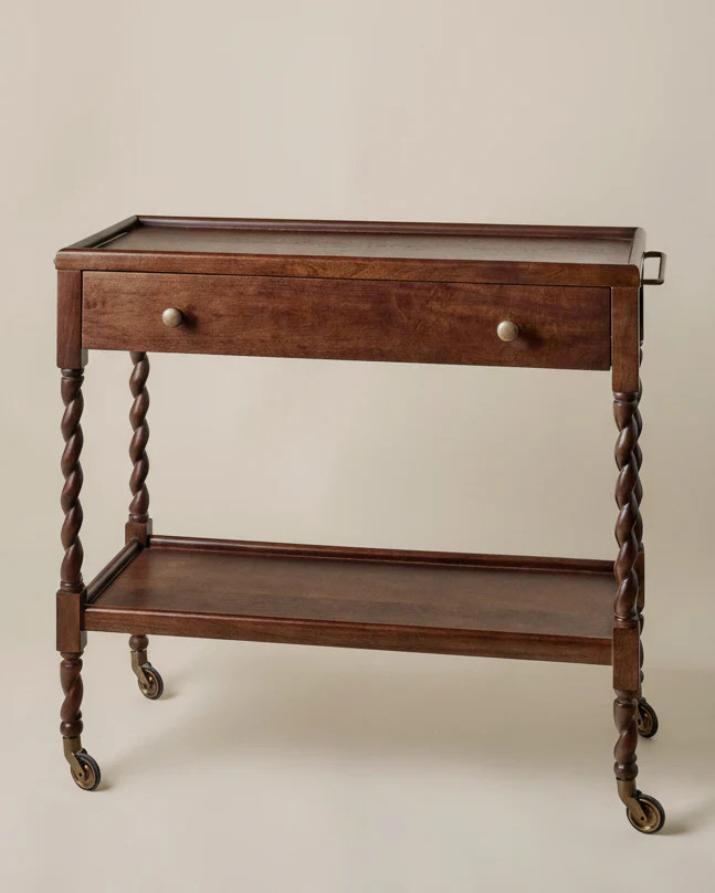 Barley Twist Bar Cart | Magnolia