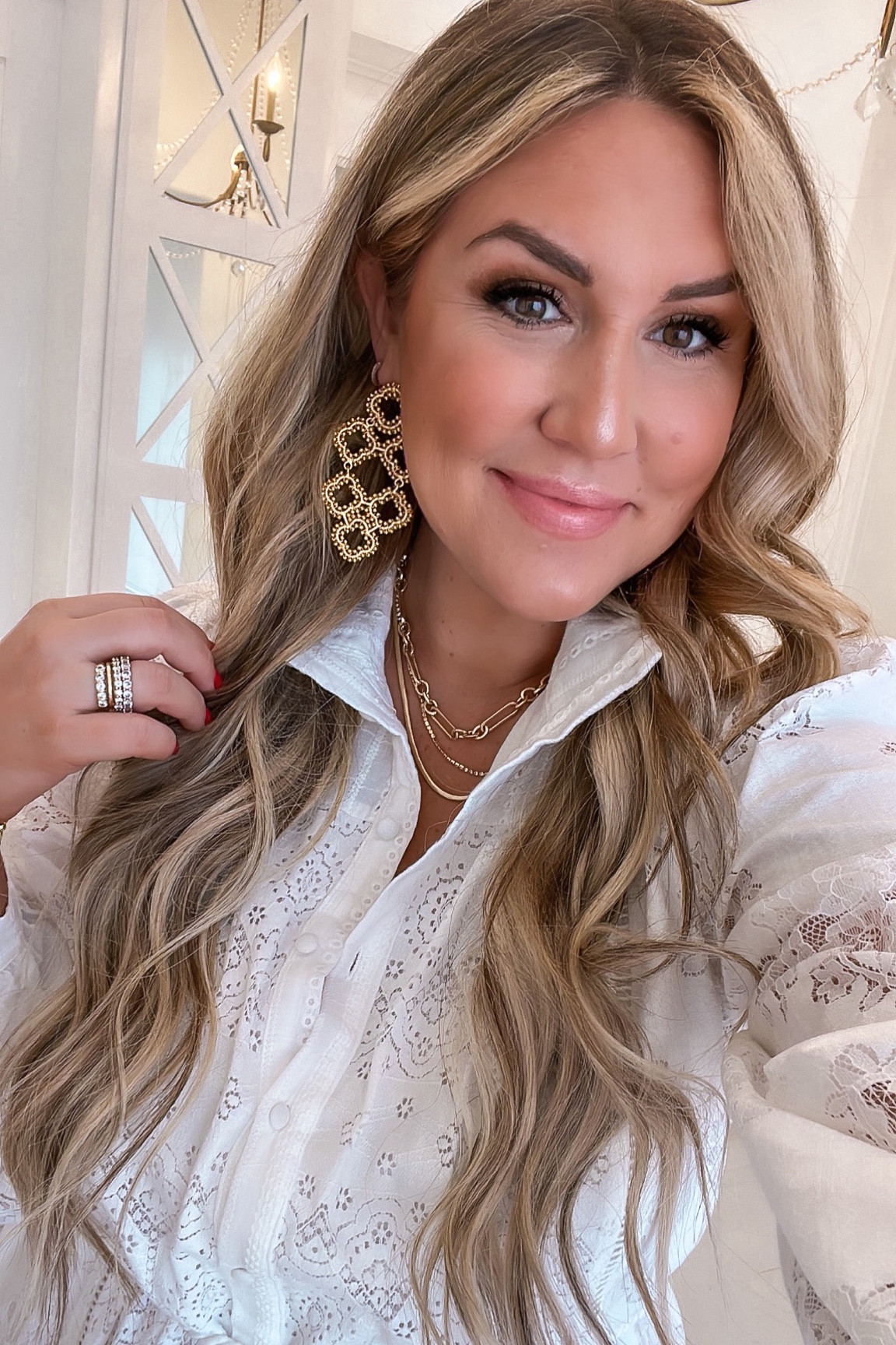 Gold earrings 


#LTKunder50 #LTKunder100 #LTKwedding