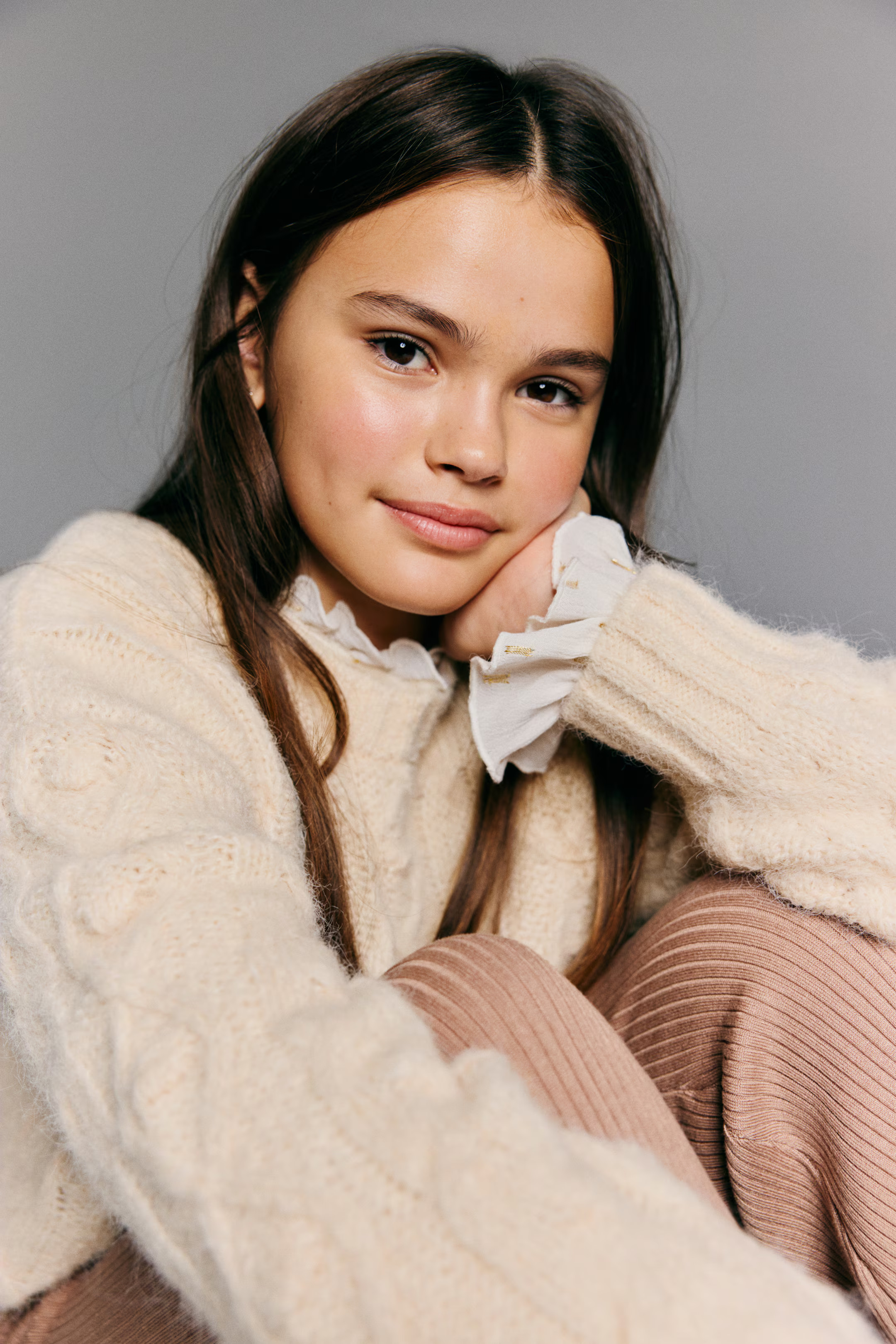 Loose-Fit Cable-Knit Sweater | H&M (US + CA)