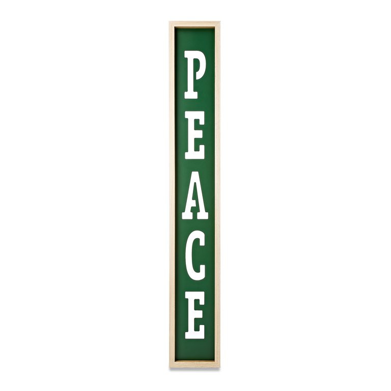 Wooden Peace Sign, Green, 60 in, by Holiday Time - Walmart.com | Walmart (US)