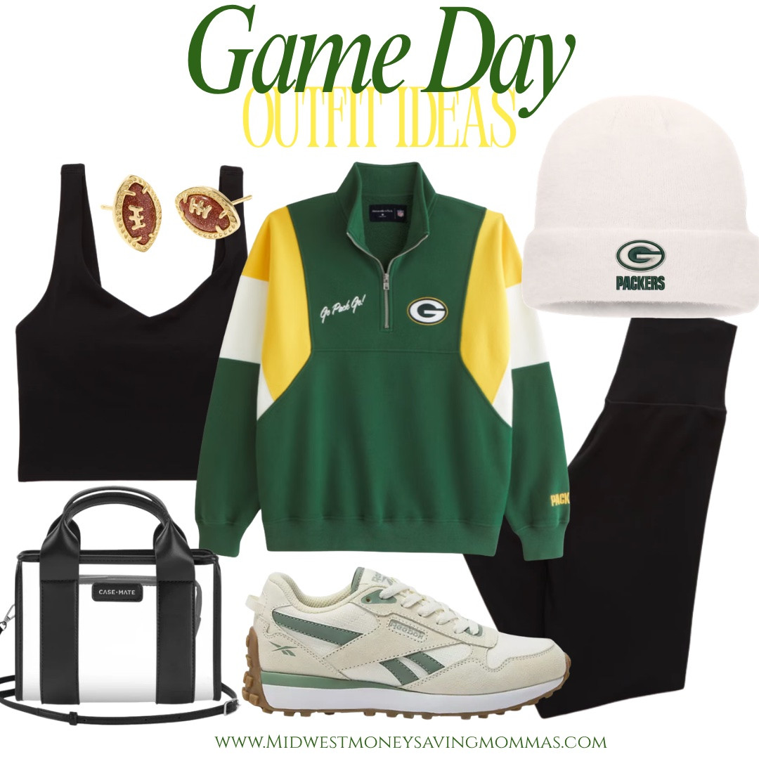 Game day outfit ideas! 🏈

Green Bay Packers  football season  football game  sweatshirt  workout set  matching set  beanie  football earrings stadium bag

#LTKootd #LTKgrwm #LTKmomlife