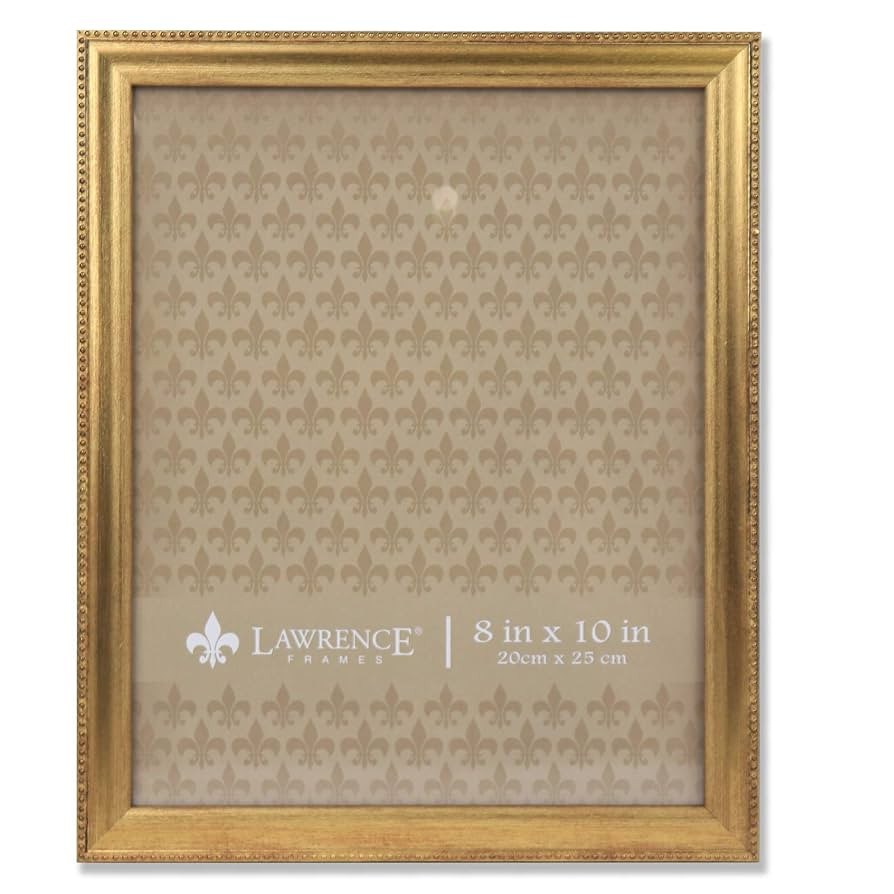 Lawrence Frames Classic Bead Picture Frame, 8x10, Gold | Amazon (CA)