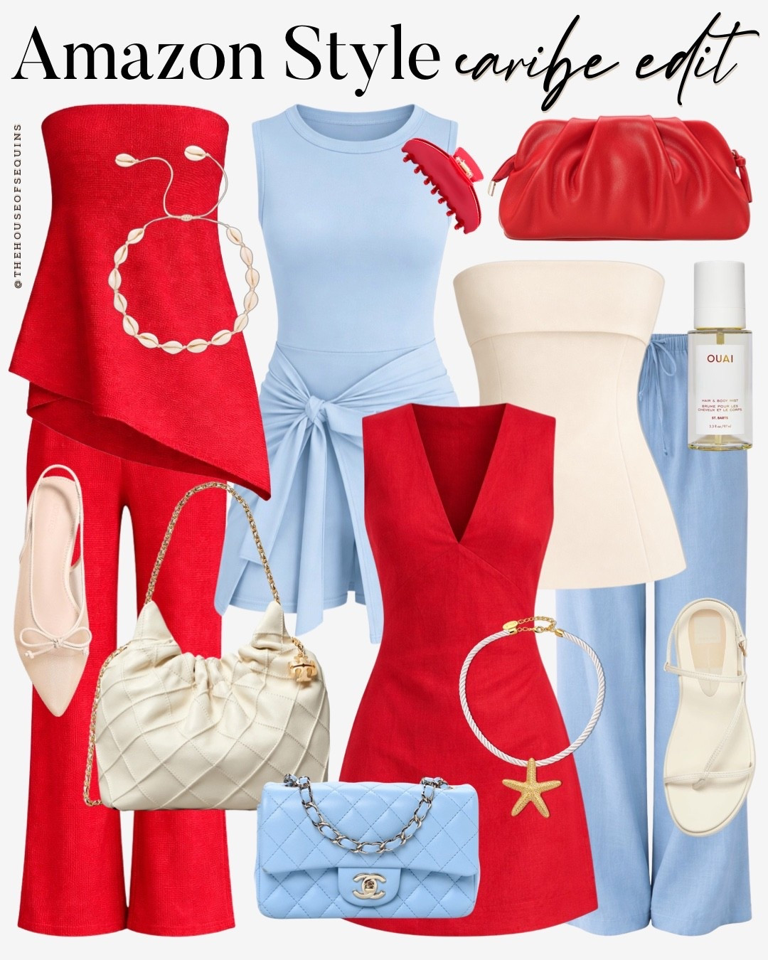 Shop Amazon resortwear and vacation outfit finds! Resort wear matching set, linen set, romper, spring dress, clutch, mesh flats, sandals, Tory Burch bag, Chanel bag

#LTKMidsize #LTKTravel #LTKSaleAlert