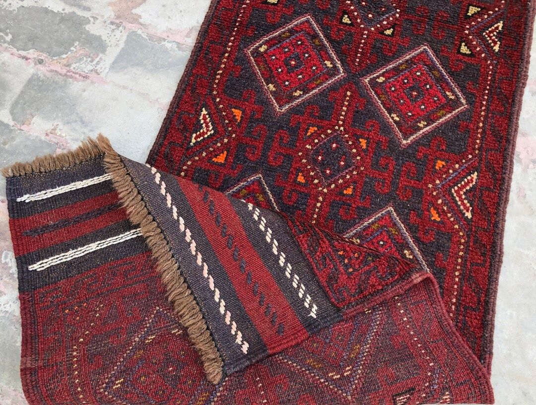 2x8 ft Vintage Runner Rug, Ethnic Mushwani  Geometric Rug, Afghan Handmade Wool Runner Rug, Wide ... | Etsy (US)