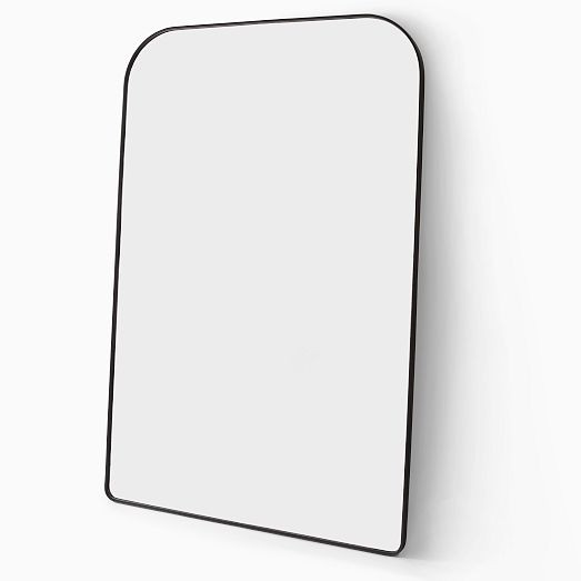 Streamline Oversized Wide Arch Metal Floor Mirror | West Elm (US)