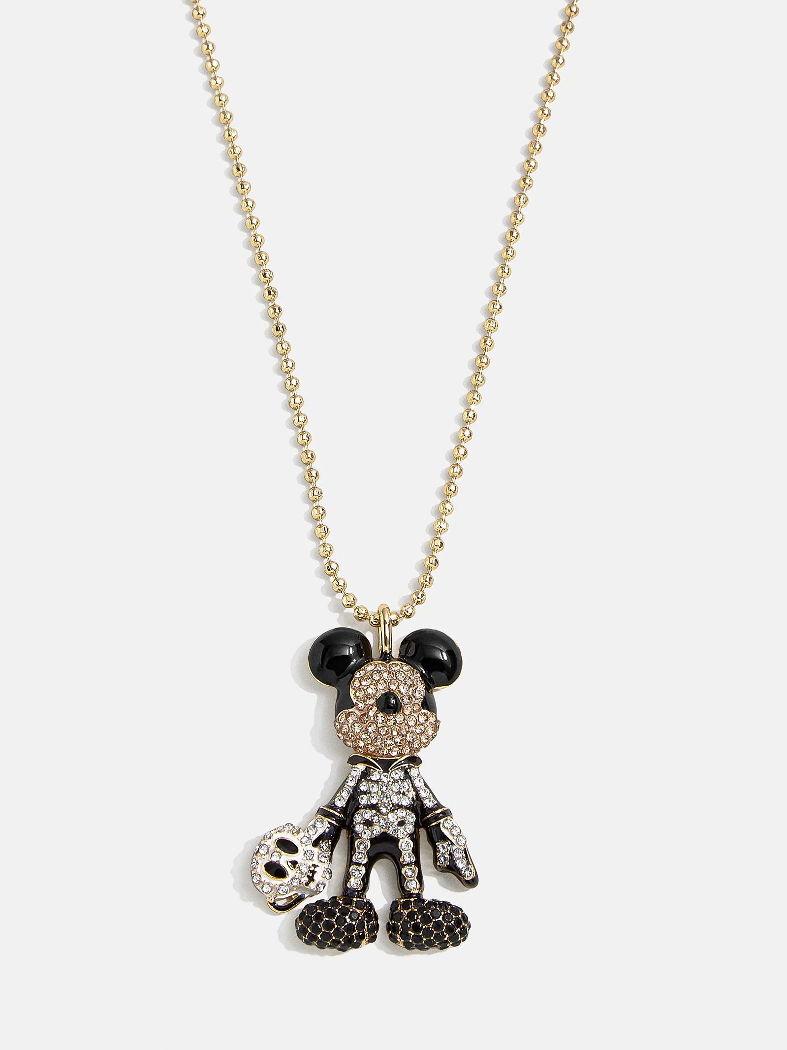 Mickey Mouse Disney 3D Necklace - Mickey Mouse 3D Skeleton | BaubleBar (US)