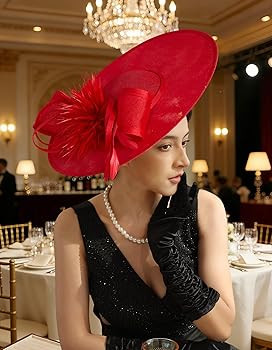 Unpifolov Fascinators Hats Elegant Women Flower Mesh Feathers Wedding Cocktail Bride Headband for... | Amazon (US)
