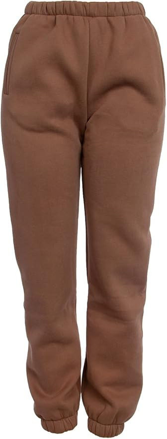 TIC TOC Women’s Soft Fleece Oversized Sweatpants Casual Essential High Waisted Jogger Pants wit... | Amazon (US)