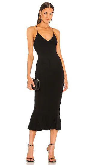 x REVOLVE Slip Fishtail Dress in Black | Revolve Clothing (Global)