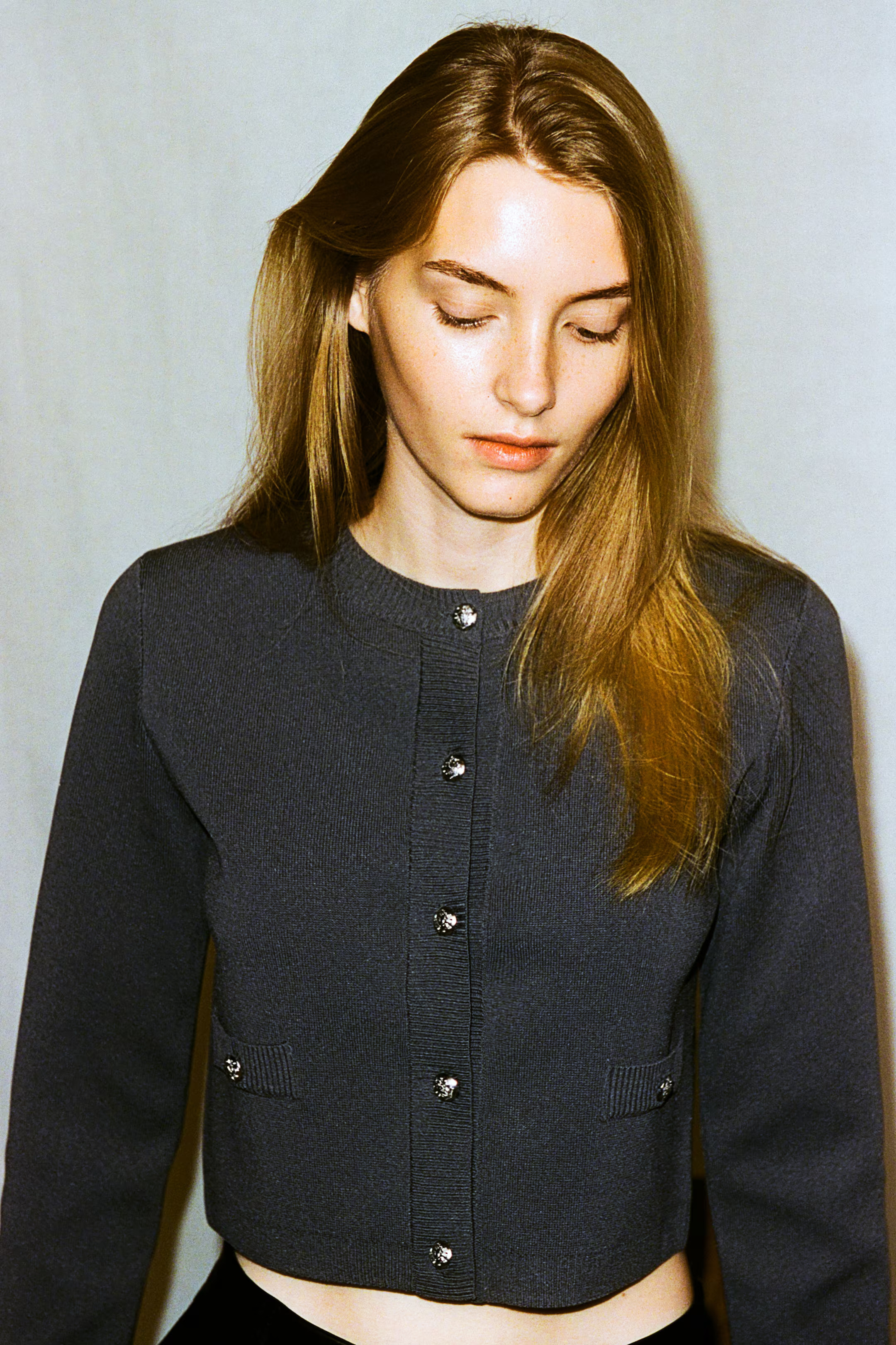 Fine-Knit Cardigan - Light blue - Ladies | H&M US | H&M (US + CA)