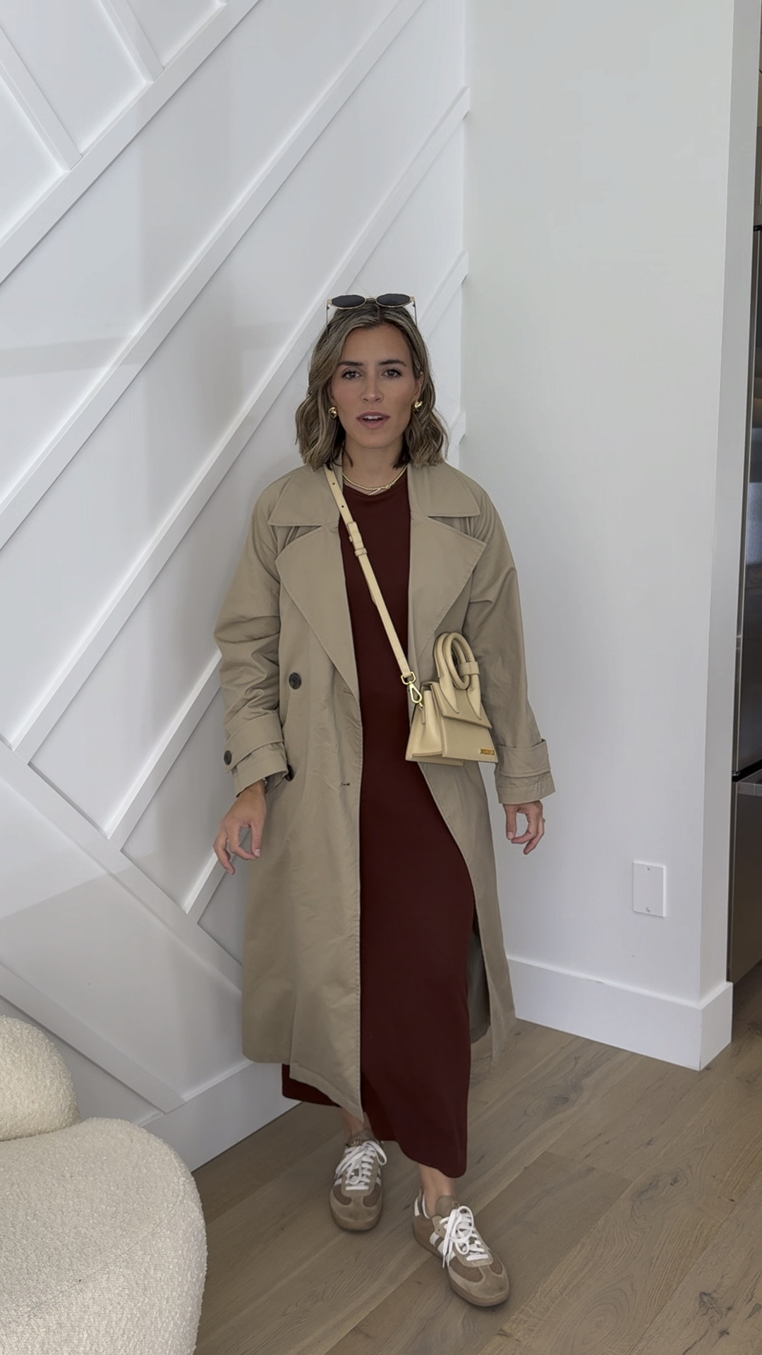 Dress size small
Trench coat Zara 

#LTKFindsUnder50 #LTKStyleTip