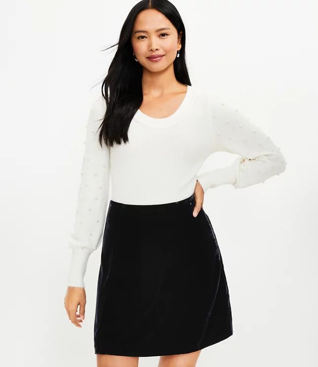 Petite Velvet Skirt | LOFT