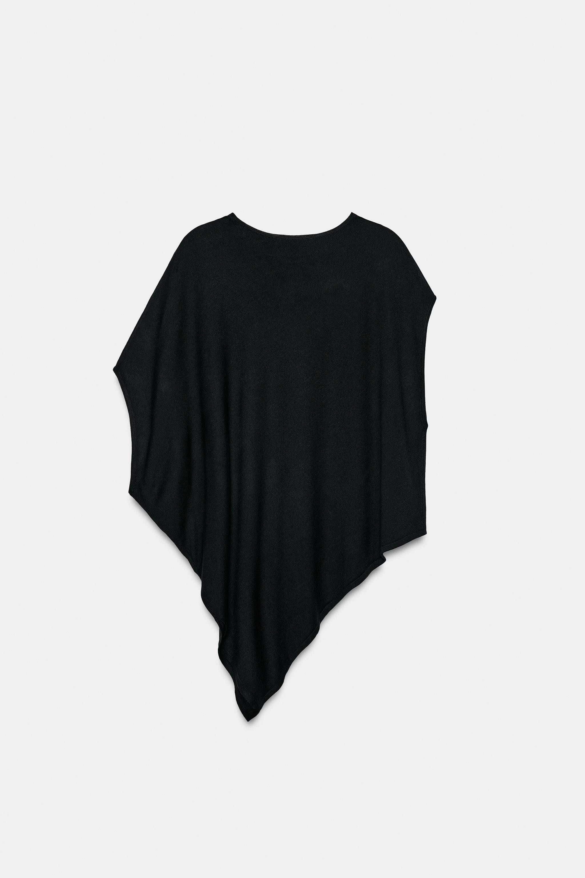 ASYMMETRIC KNIT TOP | Zara Canada