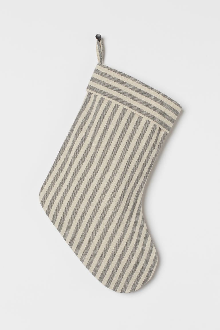 Linen-blend Christmas stocking | H&M (UK, MY, IN, SG, PH, TW, HK)