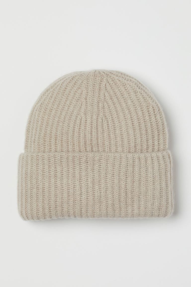 Rib-knit Cashmere Hat | H&M (US + CA)