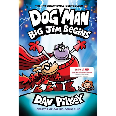 Dog Man: Big Jim Begins (Dog Man #13) - Target Exclusive Edition - by Dav Pilkey (Hardcover) | Target