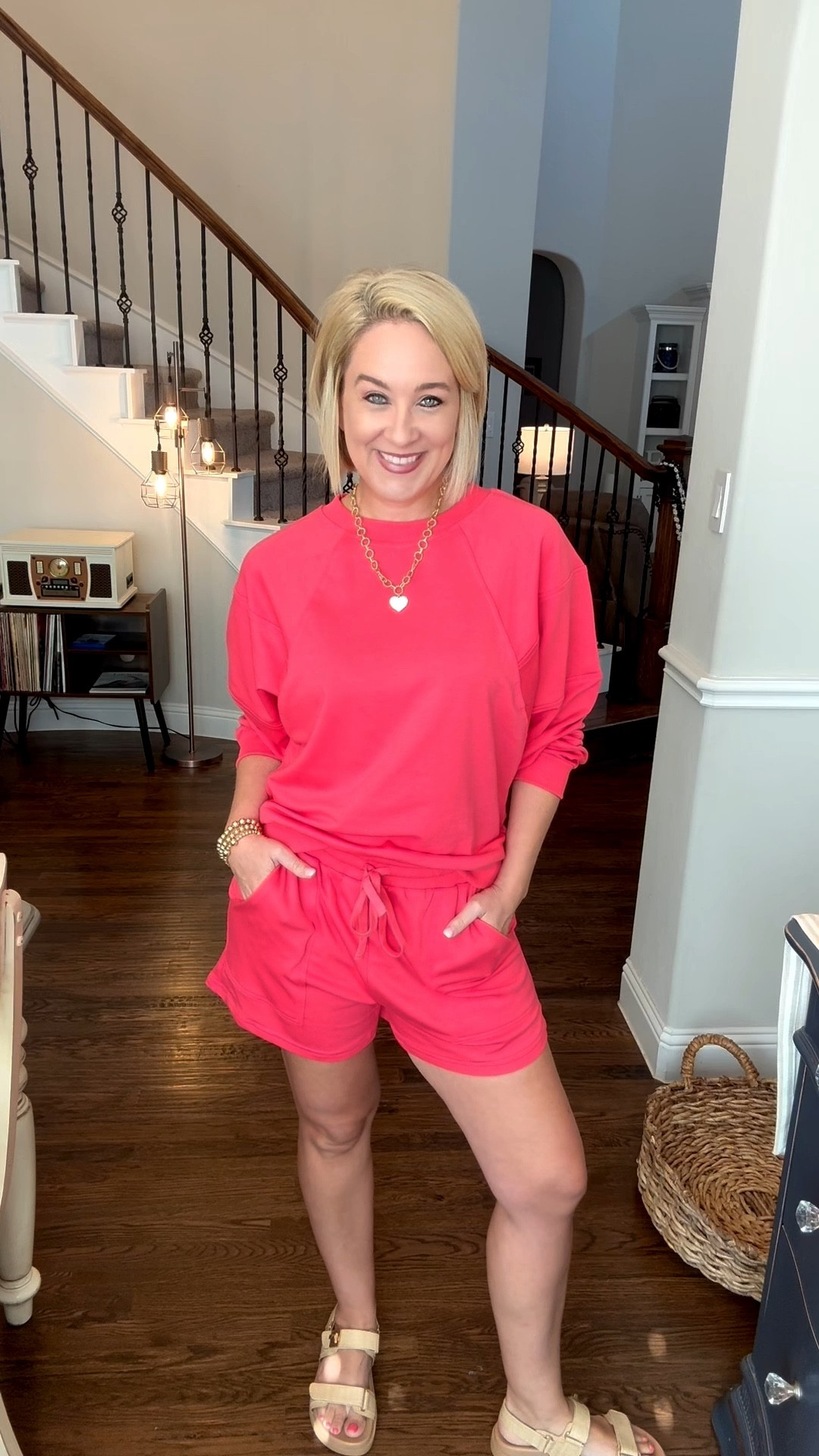 I am obsessed with this two-piece outfit. I am always freezing indoors in the summer and have to throw on a sweatshirt, so this does the work for me. ✅ 

So many cute color options, nice and comfy, this is the loungewear you need in your closet. 

#CrossingGuardCloset 

#LTKFindsUnder50 #LTKOver40 #LTKFindsUnder100