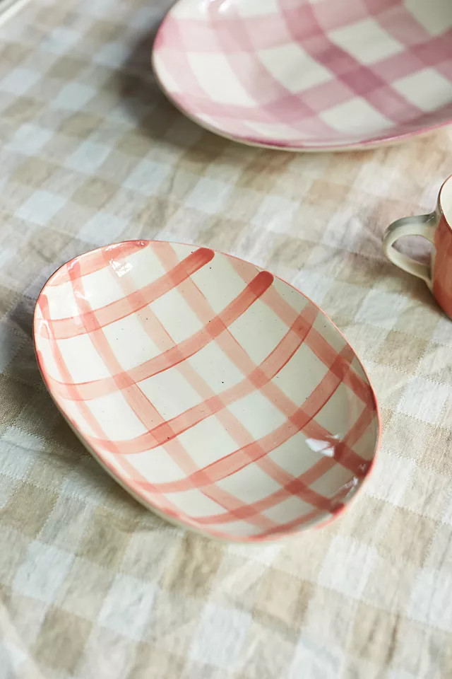 Gingham Candy Dish | Anthropologie (US)