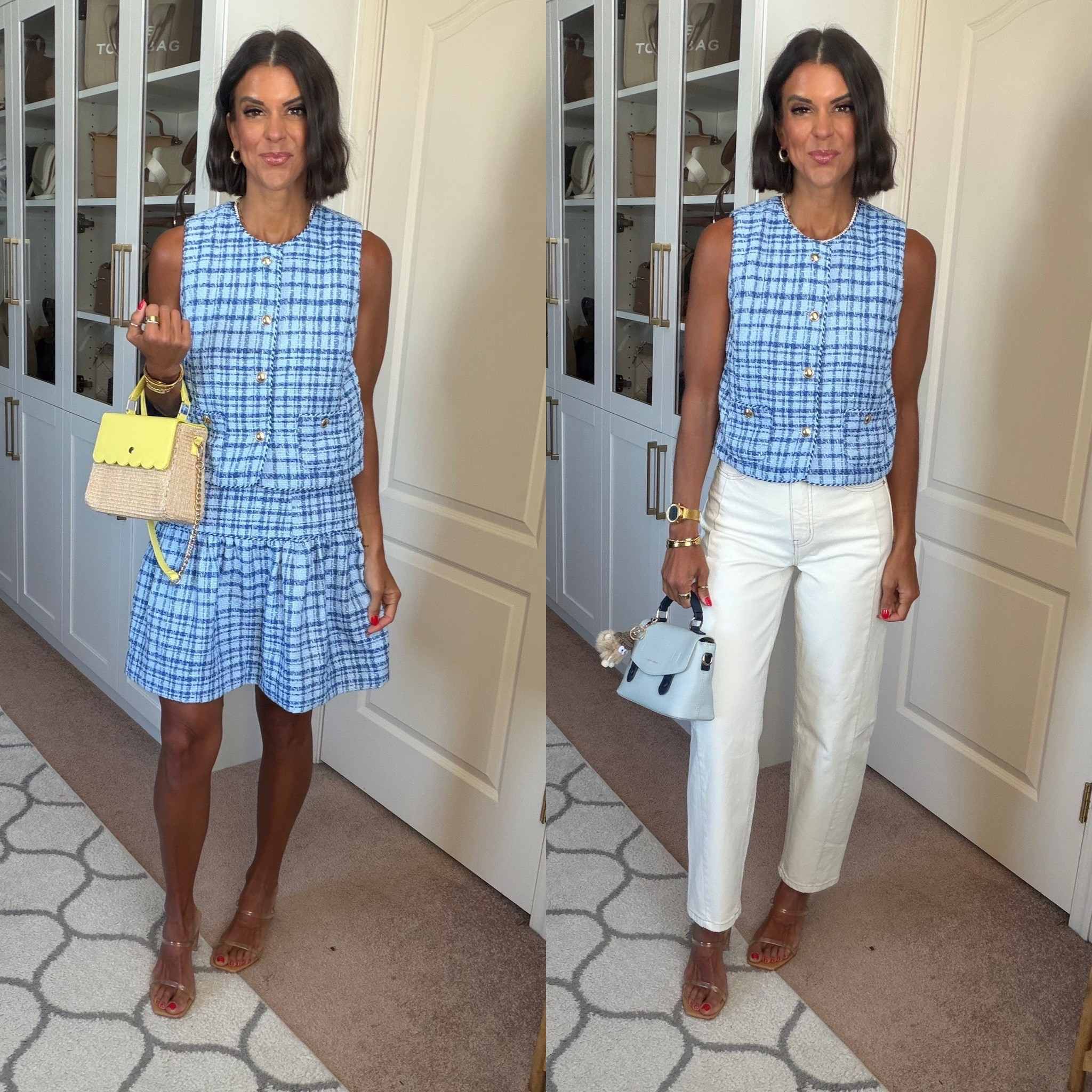 The cutest Walmart set! Looks adorable As separates too! Size xs in top, skirt size zero. Runs big! Size down if you can

#LTKootd #LTKSaleAlert #LTKSeasonal