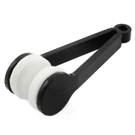 70mm Black Plastic Handle Microfiber Spectacles Sun Glasses Cleaner Clamp Clip | Walmart (US)