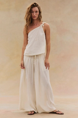 Sandshell Linen Sahara Pant Set | Free People (Global - UK&FR Excluded)