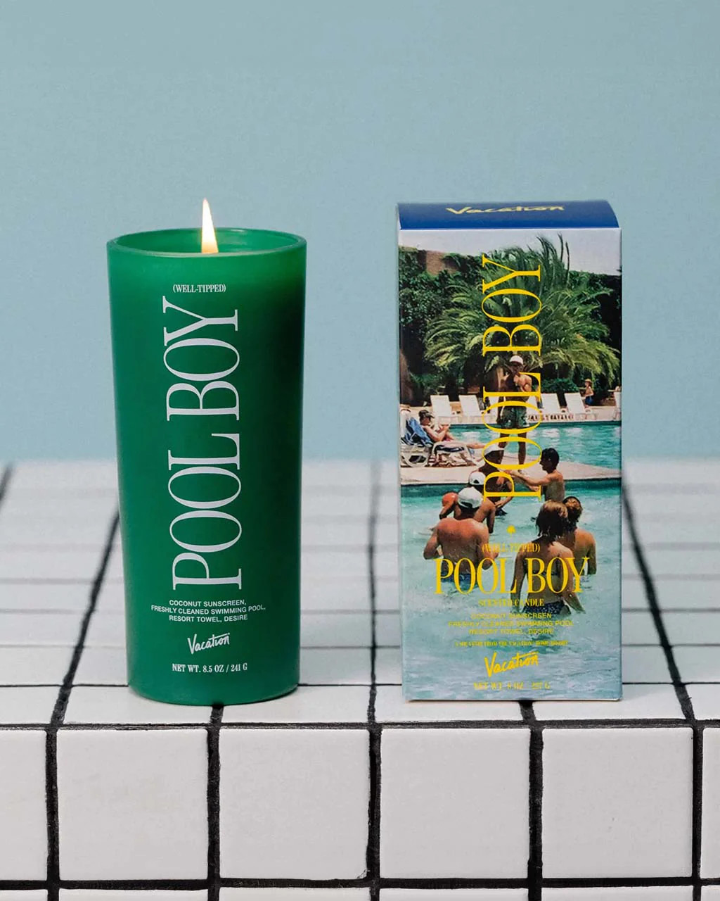 Well-Tipped Pool Boy Candle | ban.do