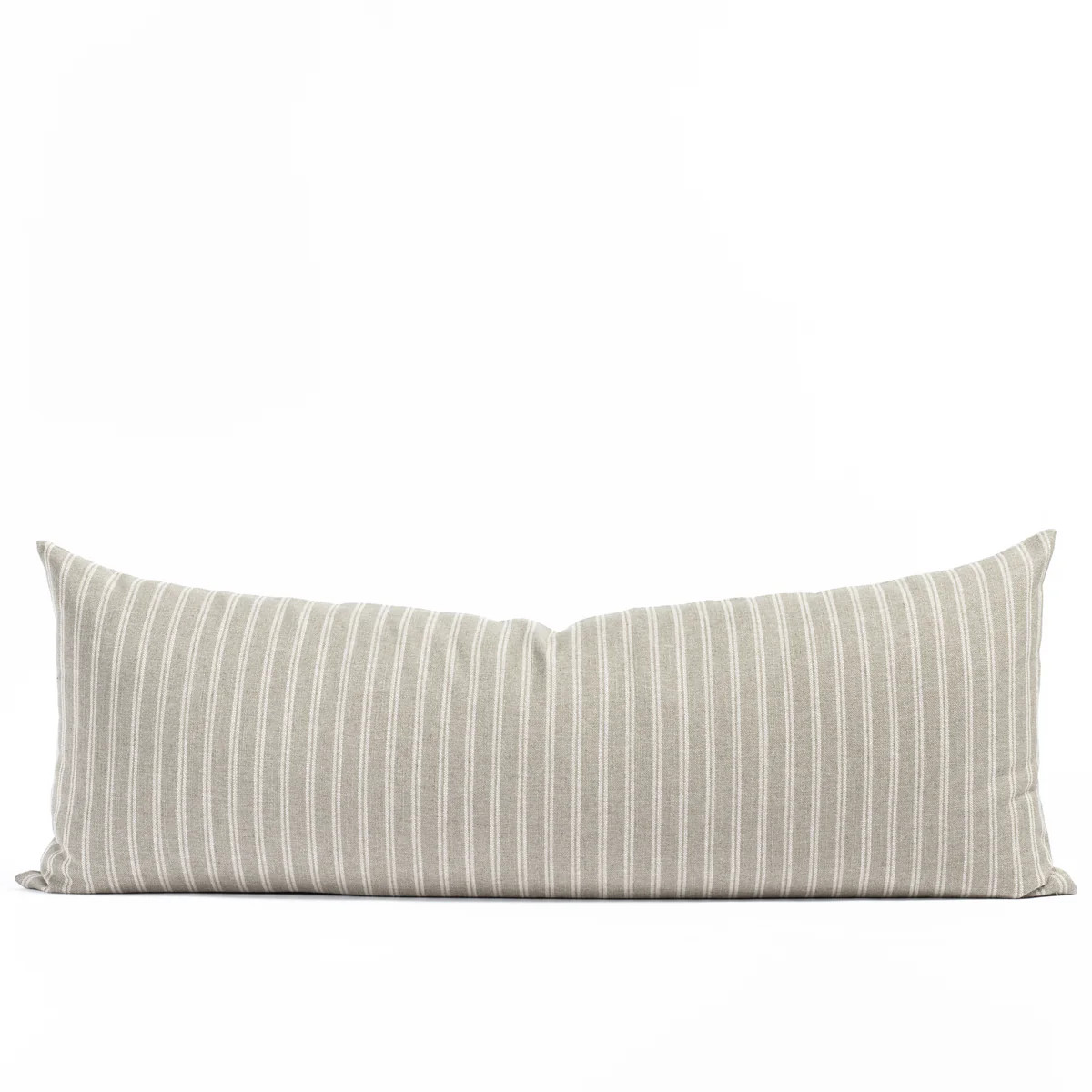 Conway Stripe 16x42 Bolster Pillow, Sage | Tonic Living