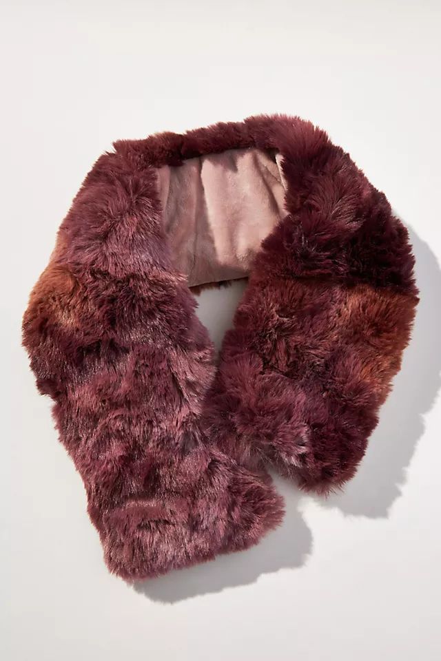 Luxe Dyed Faux Fur Neck Wrap | Anthropologie (US)