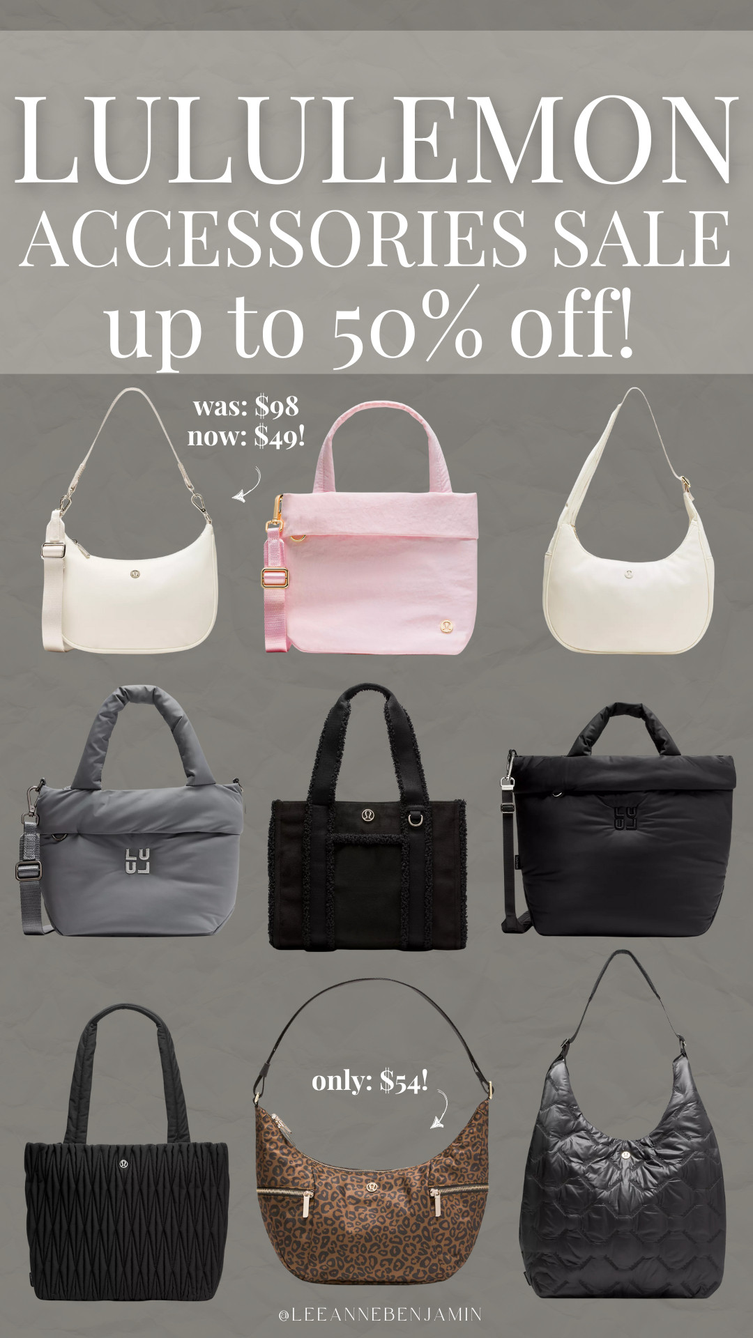 Lululemon Accessories Sale up to 50% off bag and purses!  

 #LTKActive #LTKSaleAlert #LTKFindsUnder100