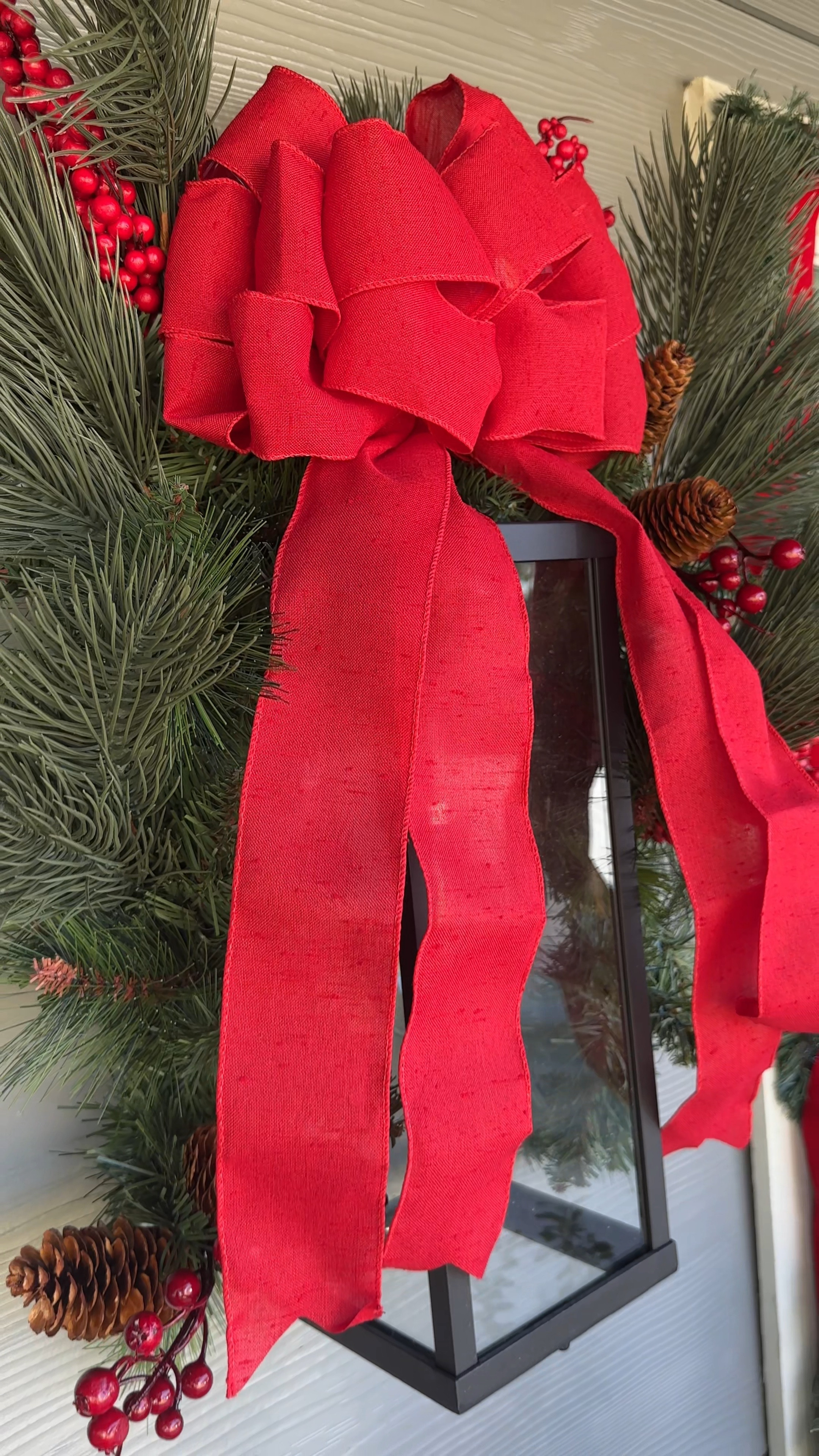Experimentingwithdecor is loving the look of a festive outdoor holiday porch! She created this simple Christmas diy that anyone can make themselves. 

#LTKHoliday #LTKSeasonal #LTKHome