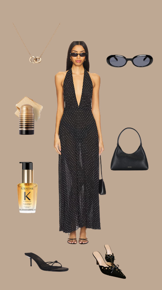 so many places to go with this outfit....spring/summer outfit, engagement party, out to dinner. polka-dots are back!!! 

 #LTKSeasonal #LTKParties #LTKWedding