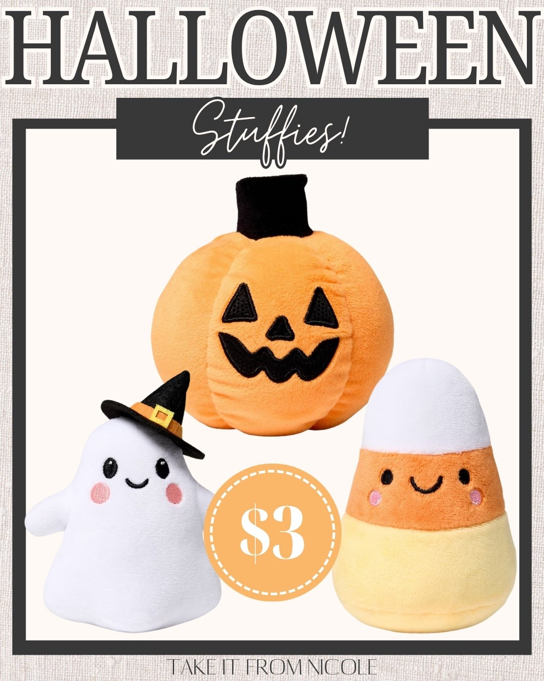 The cutest little $3 Halloween stuffies! Perfect for Boo Baskets!

#LTKmomlife #LTKKids #LTKSeasonal