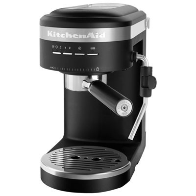 KitchenAid Semi-Automatic Espresso Machine - Black Matte | Best Buy Canada