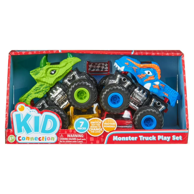 Kid Connection Monster Truck Play Set, 7 Pieces | Walmart (US)