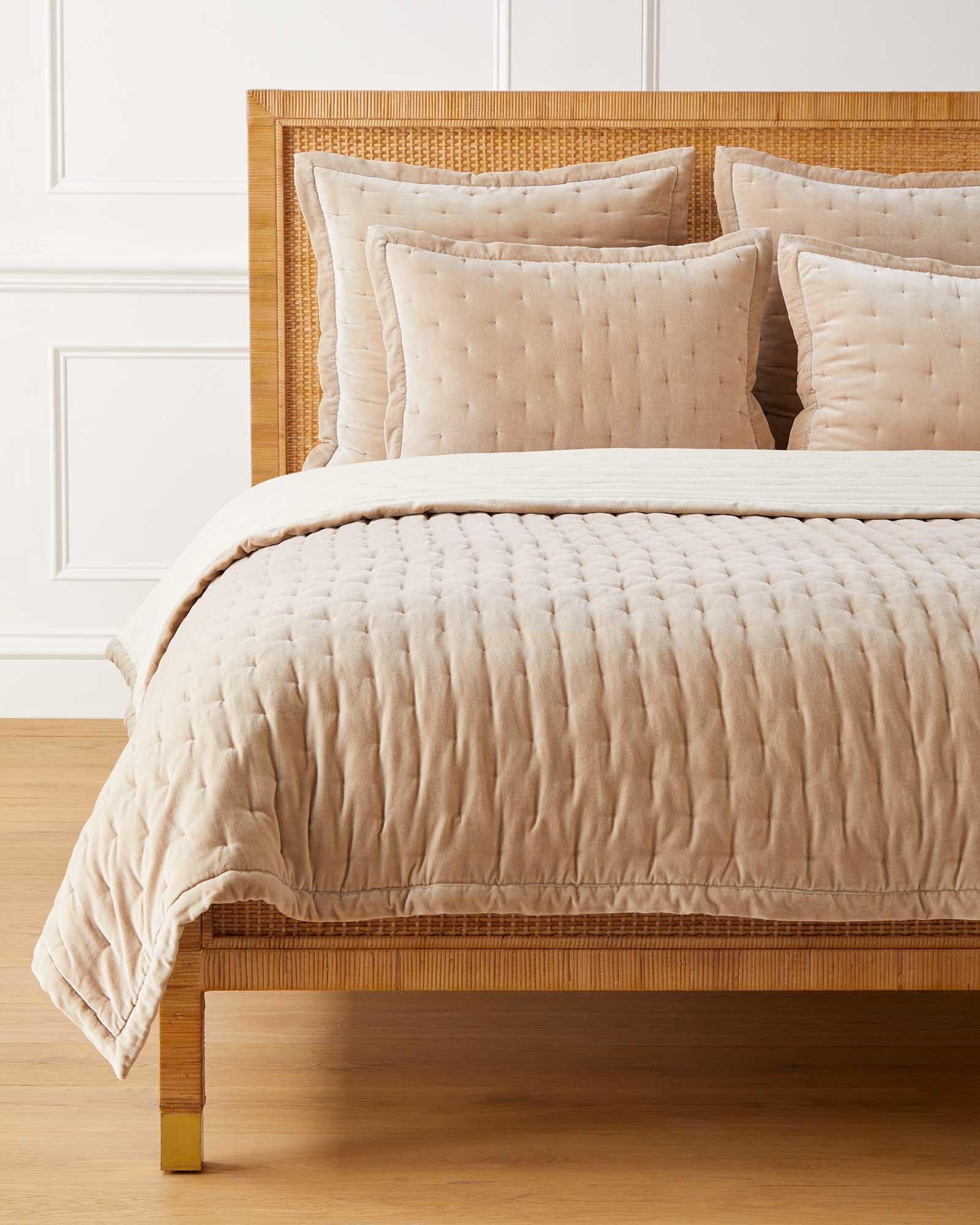 Sutter Velvet Quilt | Serena and Lily