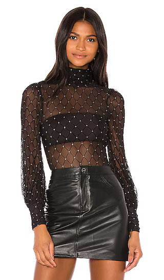Mara Bodysuit in Black | Revolve Clothing (Global)