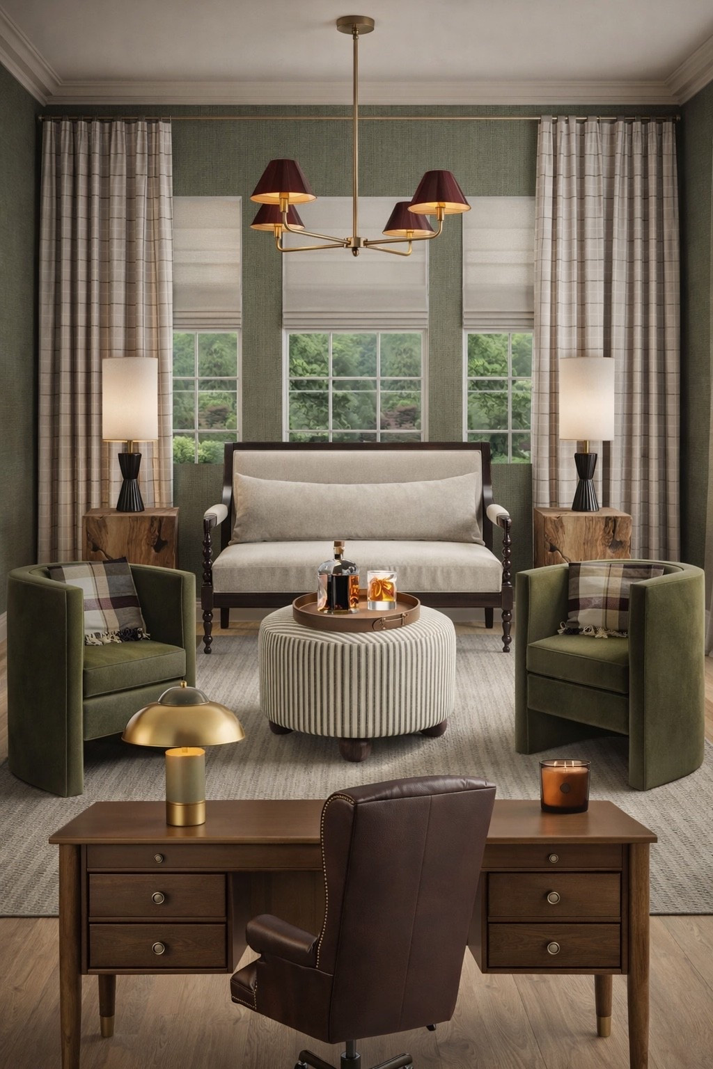 A gorgeous masculine office design 

#LTKSaleAlert #LTKHome #LTKdayinmylife