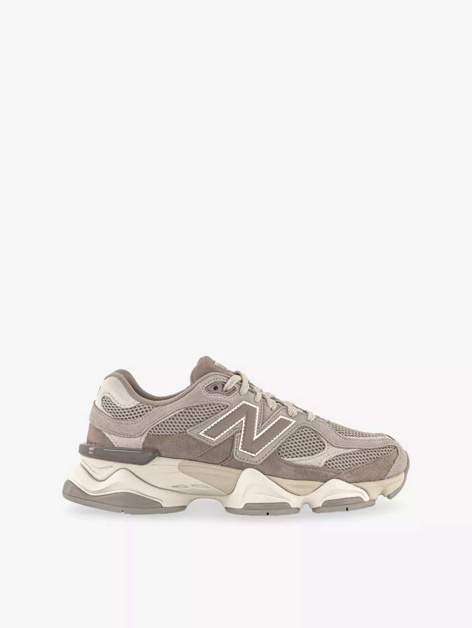 9060 Suede and Mesh Low-Top Trainers | Selfridges