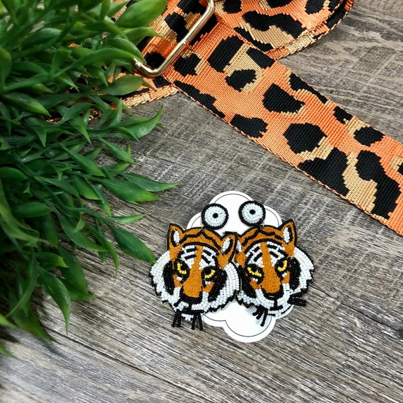 Tiger Earrings  Game Day 5 Choices Beaded or Filigree  - Etsy | Etsy (US)