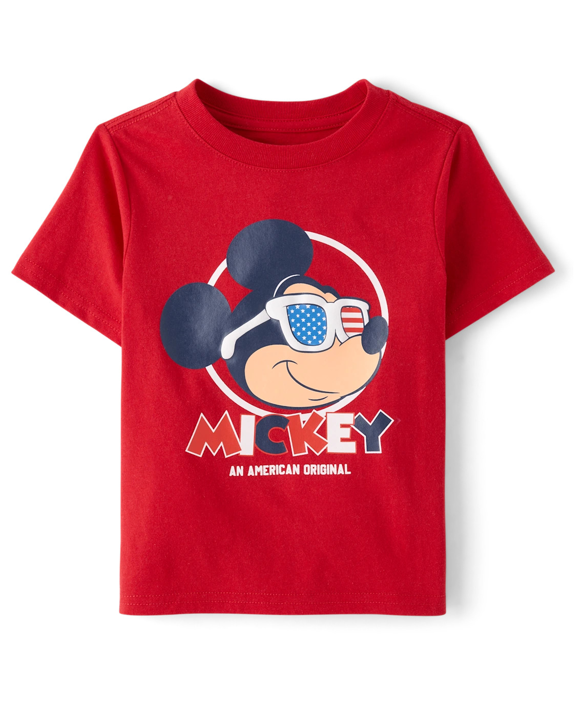 Baby And Toddler Boys Mickey Mouse™ Americana Graphic Tee - red | The Children's Place