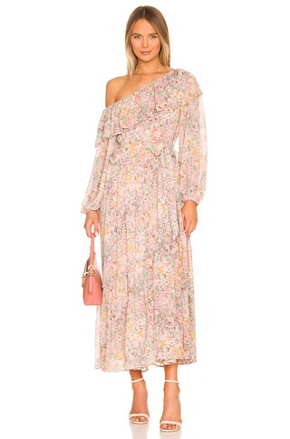 ASTR the Label Kaylani Dress in Pink Multi Floral from Revolve.com | Revolve Clothing (Global)