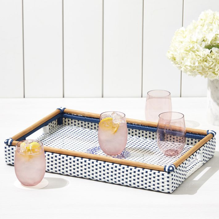 Rattan Bistro Tray | Mark and Graham
