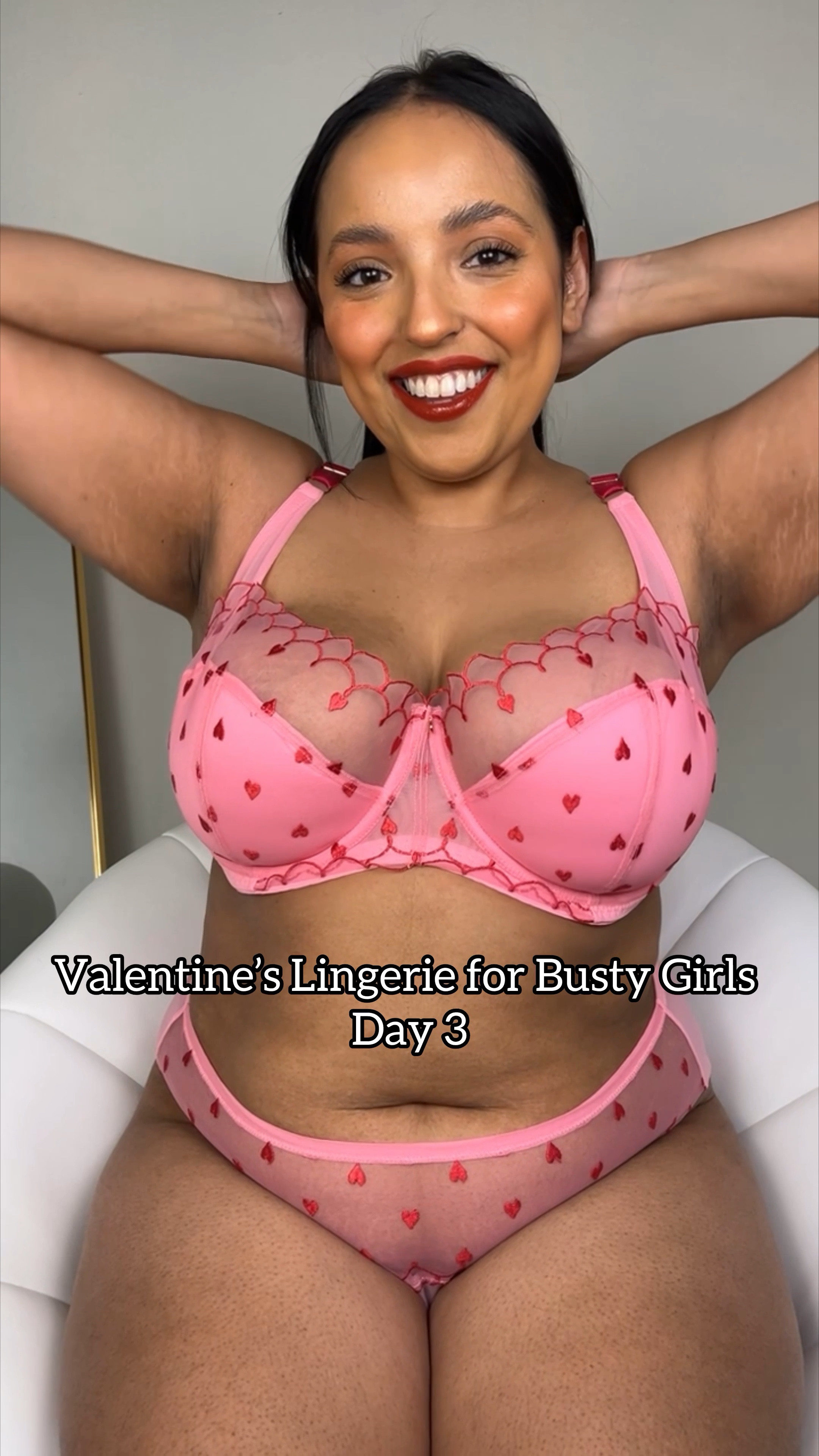 I’m wearing the betty contour with hipster bottoms in size 38G top and XL bottoms. I adore the way these fit! Valentine’s day here we come!!

#LTKVideo #LTKplussize #LTKmidsize