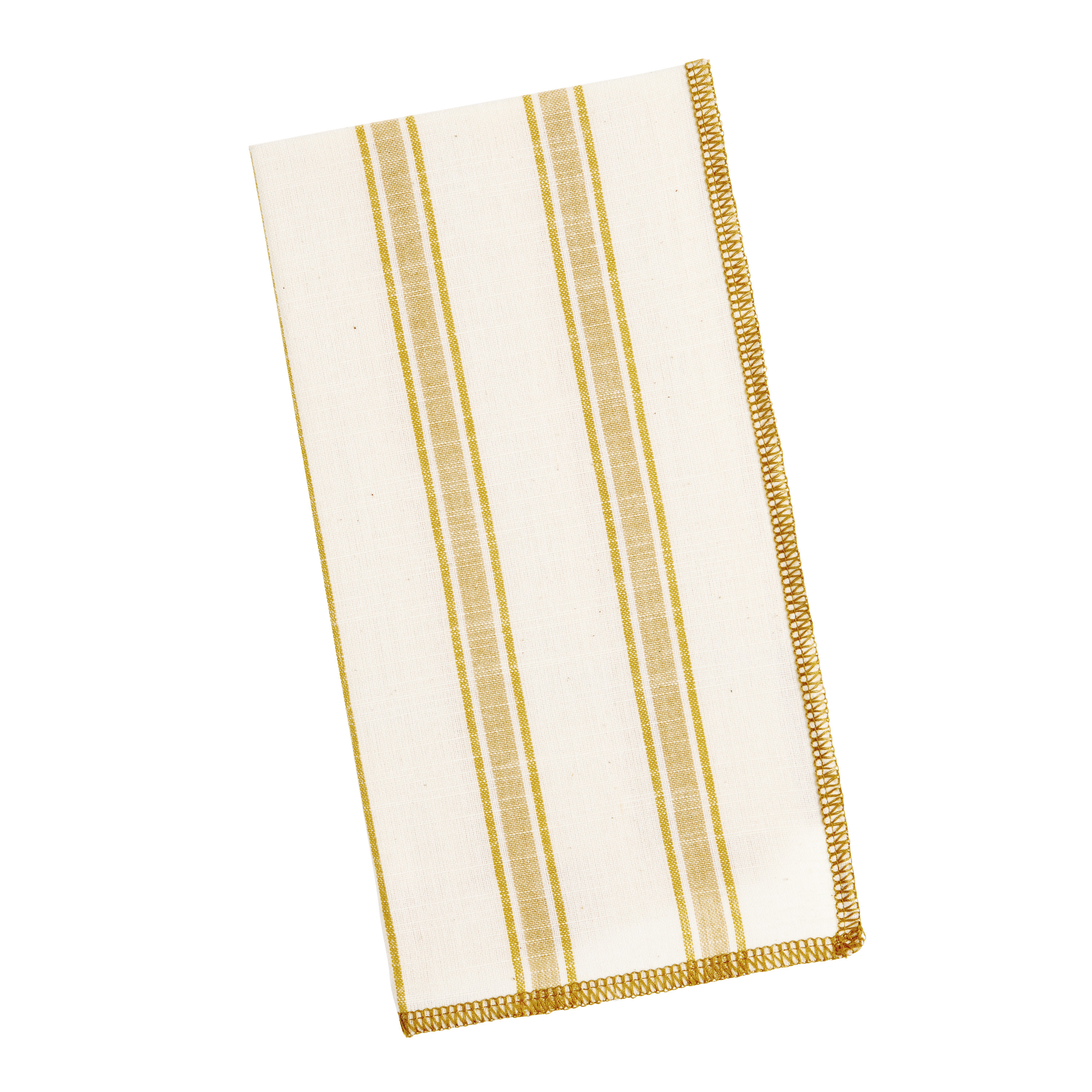Cotton Woven Stripe Napkin Set of 4 | World Market