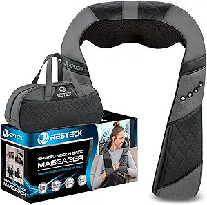 Massagers for Neck and Back with Heat - Deep Tissue 3D Kneading Pillow, Electric Shiatsu Shoulder... | Amazon (US)