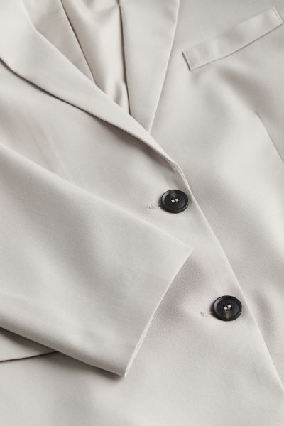 Single-breasted blazer - Light taupe - Ladies | H&M US | H&M (US + CA)