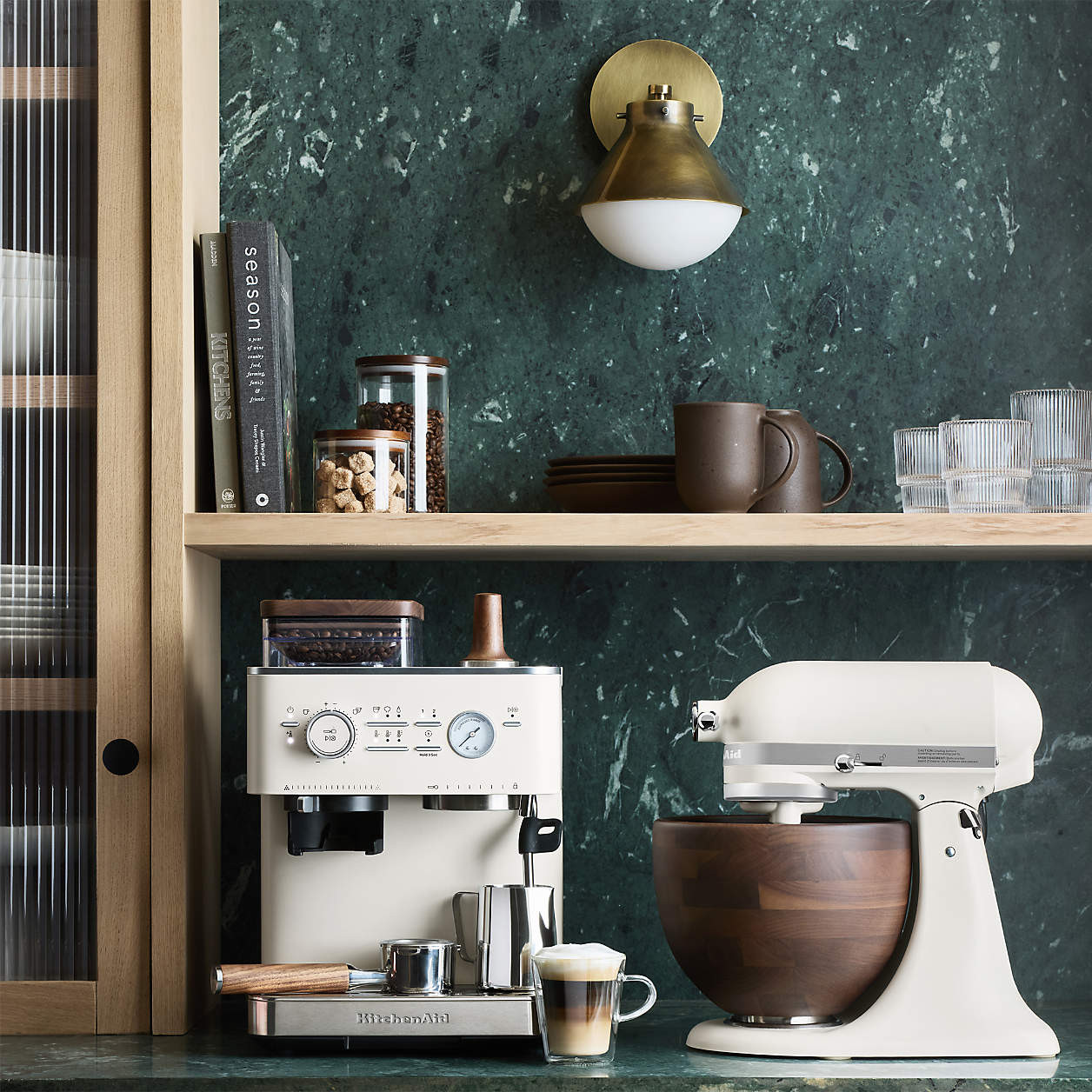 This espresso machine blends function and design — plus it’s currently marked down — making it a smart pick for daily coffee rituals.

What makes it worth the click:
• Fast warm-up + stable brewing temp for reliable results every day
• Dual steam wand lets you froth for lattes, cappuccinos or flat whites
• Included accessories mean no extra shopping required
• Porcelain + walnut finish pairs with modern and neutral kitchens alike

Great choice if you want better coffee at home without a huge learning curve.

#HerAvenueFinds #LTKFinds #KitchenAesthetics #CoffeeCorner #GourmetAtHome #EspressoShot 

 