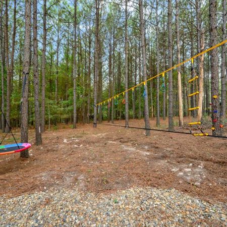50’ obstacle ropes course, 2 saucer swings, 2 sets of climbing holds, and a hammock swing. All on Amazon!

#LTKfamily #LTKhome #LTKSeasonal