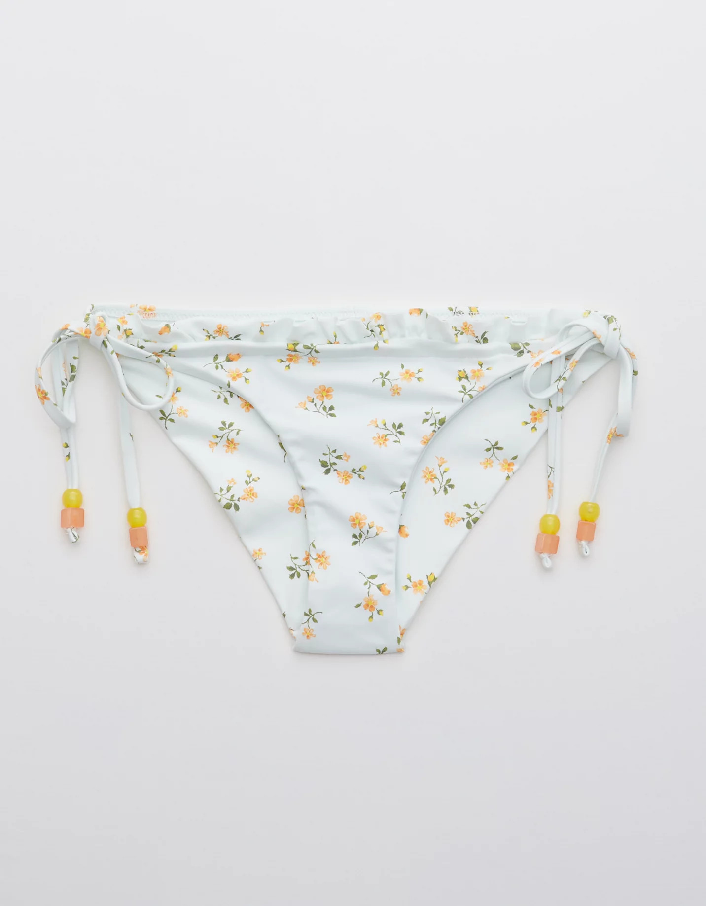 Aerie Ruffle Tie Cheekier Bikini Bottom | American Eagle Outfitters (US & CA)