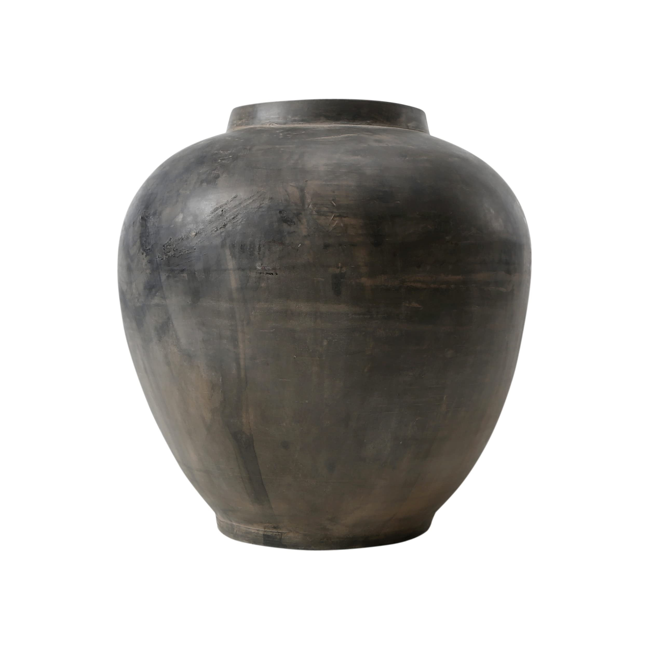 Artissance Earthy Gray Large Pottery Apple-Shaped Pot, 12.6 Inch Tall | Amazon (US)